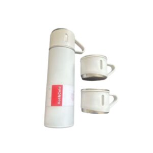 Garrafa Térmica Acompanha 3 Xícaras Inox Conserva Temperatura Bebidas - Imagem 4