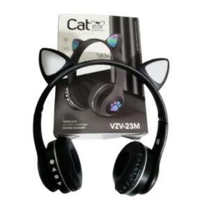 Fone Cat Orelha Gato Gatinho Sem Fio bluetooth Luz Led Arco Ajustável - Imagem 2