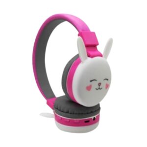 Fone De Ouvido Infantil Desenho Kids Bichinho Bluetooth Fm Entradas Cartão Sd e Cabo P2 - Imagem 6