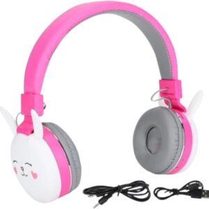 Fone De Ouvido Infantil Desenho Kids Bichinho Bluetooth Fm Entradas Cartão Sd e Cabo P2 - Imagem 7